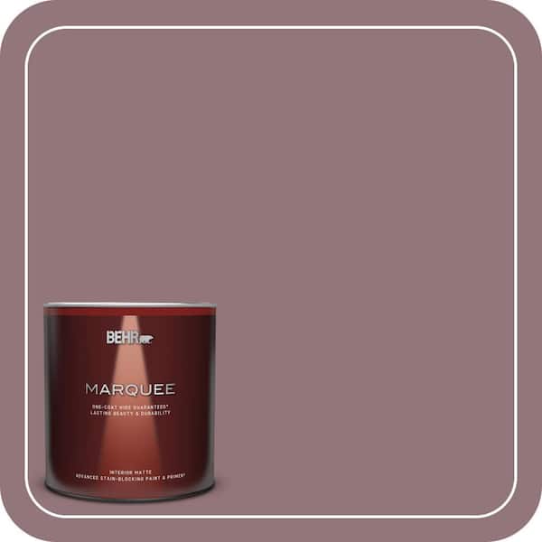 BEHR MARQUEE 1 qt. #110F-5 Phantom Hue Matte Interior Paint & Primer