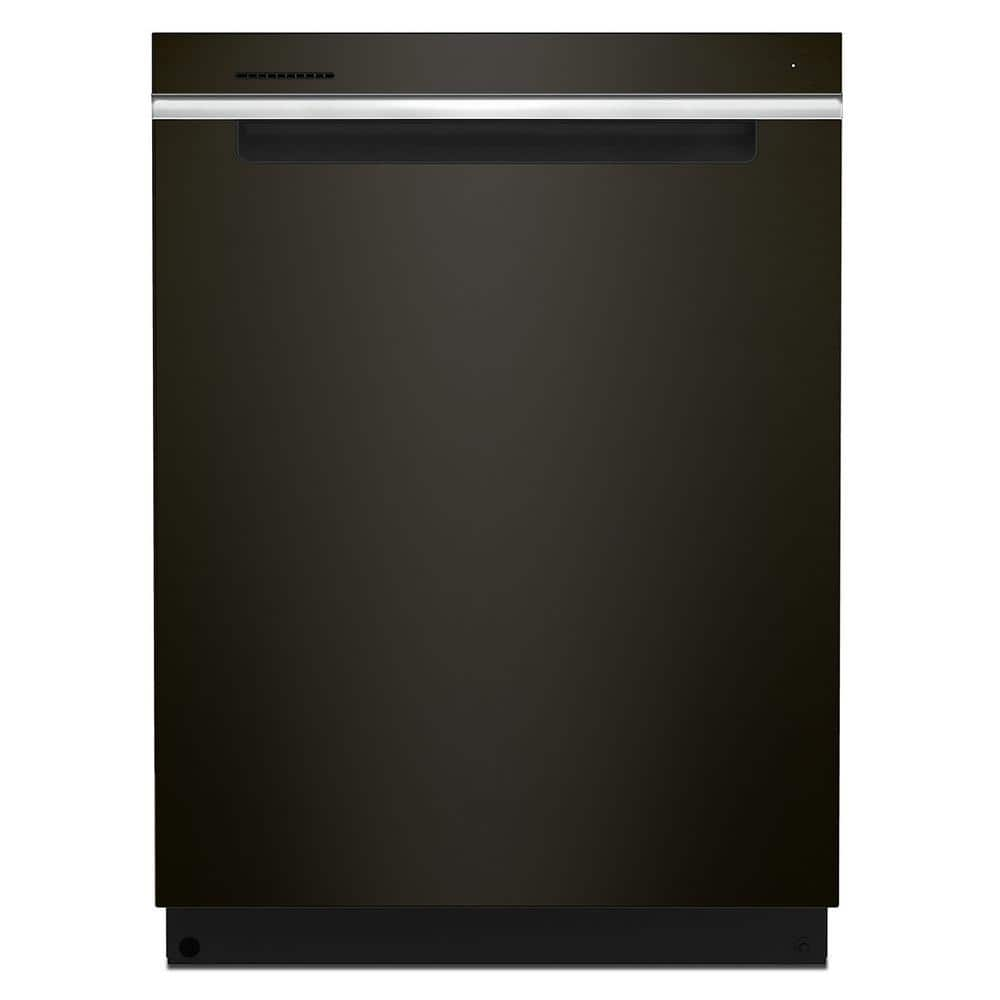 Whirlpool 24 in. Built-In Tall Tub Dishwasher in Fingerprint Resistant Black Stainless with 3rd Rack