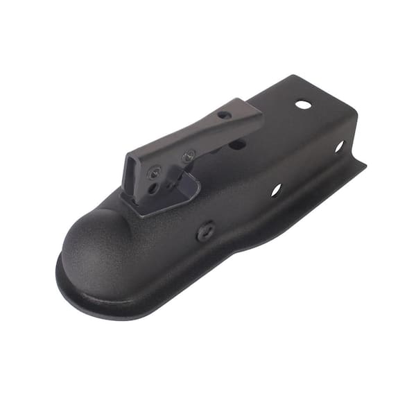 Trailer Valet Blackout 3500 lbs. 2 in. Ball 2-1/2 in. Channel Coupler with Signature Black Wrinkle Powder Coat