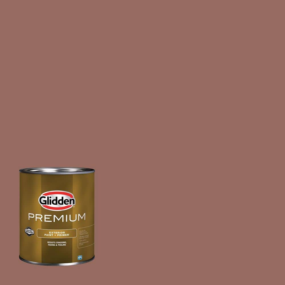 Reviews for Glidden Premium 1 qt. PPG1061-6 Safari Brown Satin