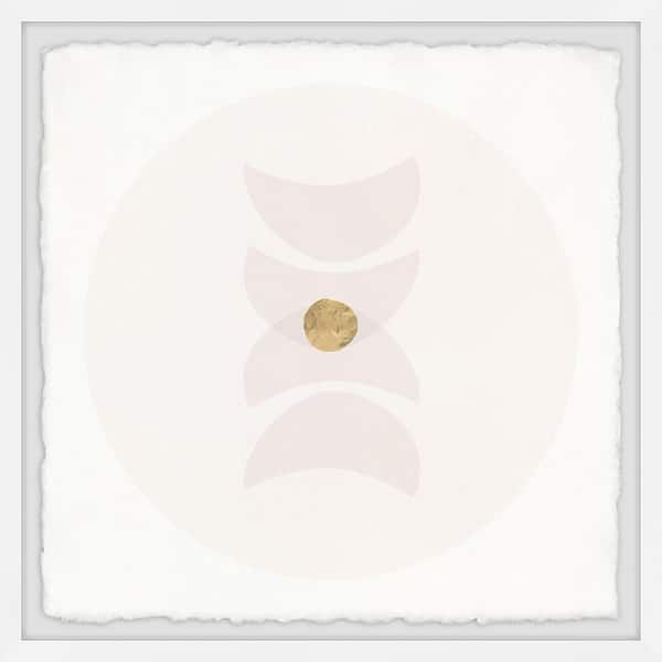 Unbranded "Golden Core" by Marmont Hill Framed Abstract Art Print 12 in. x 12 in.