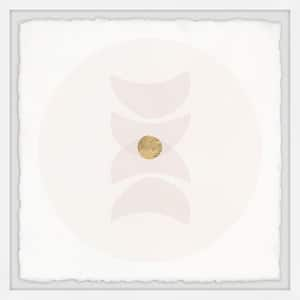 "Golden Core" by Marmont Hill Framed Abstract Art Print 18 in. x 18 in.