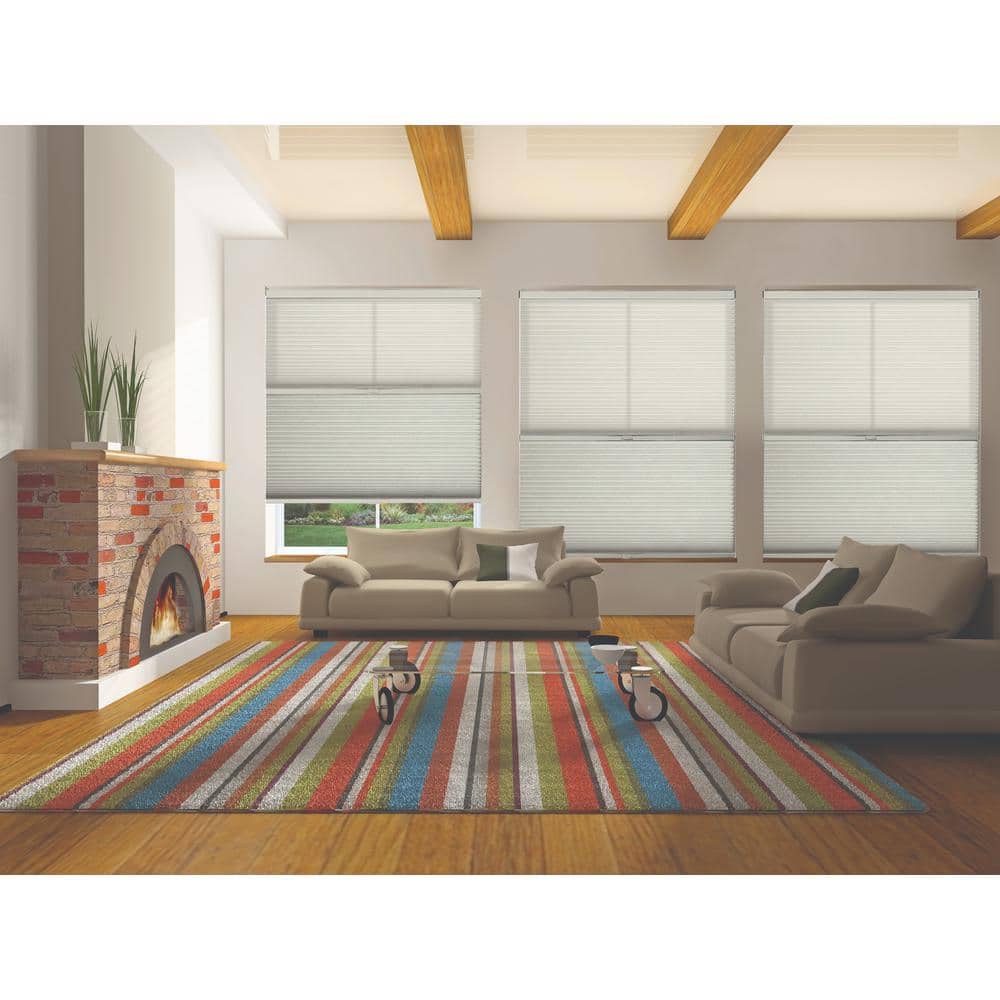 White Dove Cordless Day/Night UV Blocking Fabric Cellular Shade with 9/16 in. Single Cell 53 in. W x 48 in. L price history on PriceWatchPro