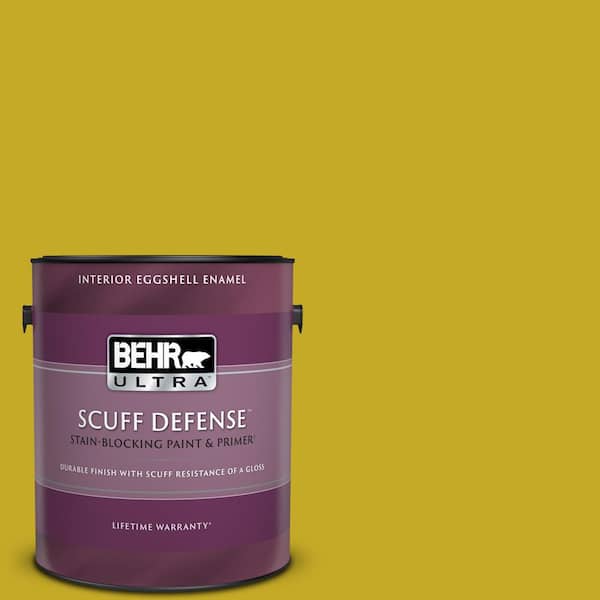 BEHR ULTRA 1 gal. Home Decorators Collection #HDC-MD-03 Citronette Extra Durable Eggshell Enamel Interior Paint & Primer