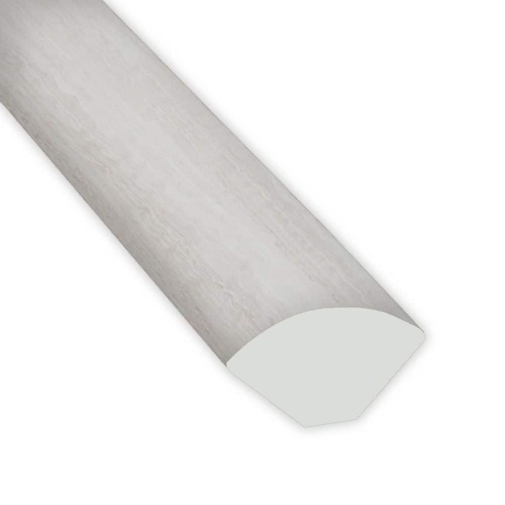 White Ocean Vinyl Quarter Round Molding, 94" Length