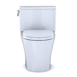 Nexus 1G 12 in. Rough In Two-Piece 1.0 GPF Single Flush Elongated Toilet in Cotton White, Seat Included