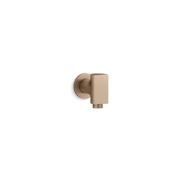 KOHLER Exhale 1/2 in. 90-Degree Wall-Mount Metal Supply Elbow in ...