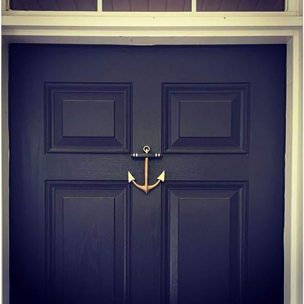 Solid Brass Nautical Anchor Door Knocker