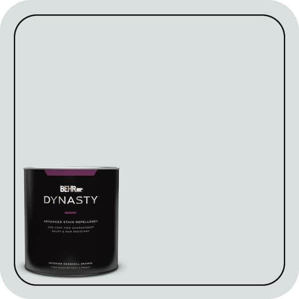 BEHR DYNASTY 1 qt. #ECC-31-2 Echo Mist Eggshell Enamel Interior Stain-Blocking Paint and Primer