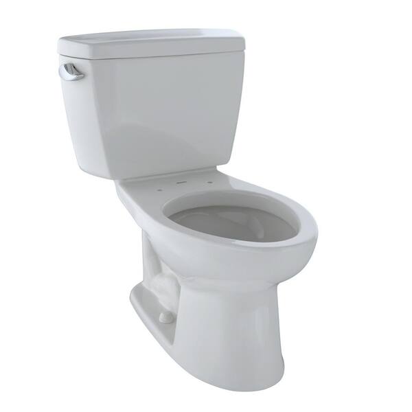 TOTO Drake 2-Piece 1.6 GPF Single Flush Elongated Toilet in Colonial White