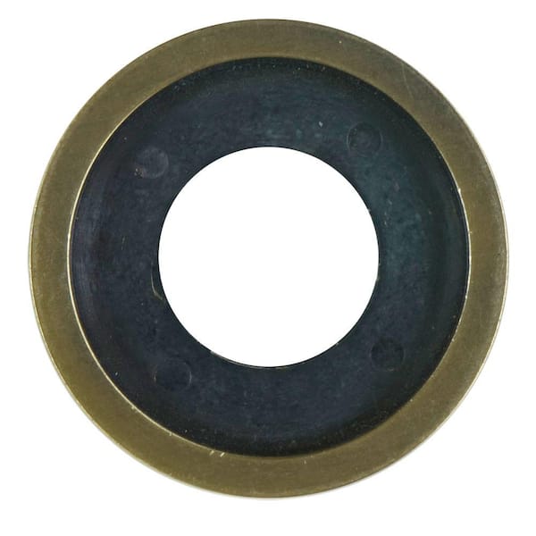 Blue Flame Decorative Gas Valve Flange Ring in Antique Brass