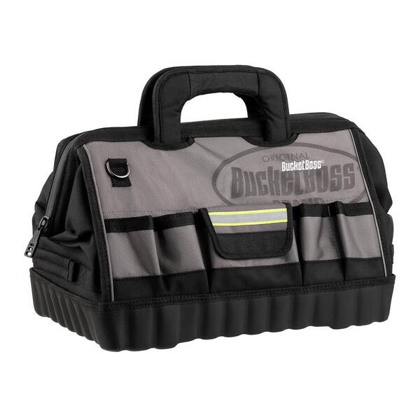 BUCKET BOSS 18 in. High Visibility Professional Tool Bag 65118-HV
