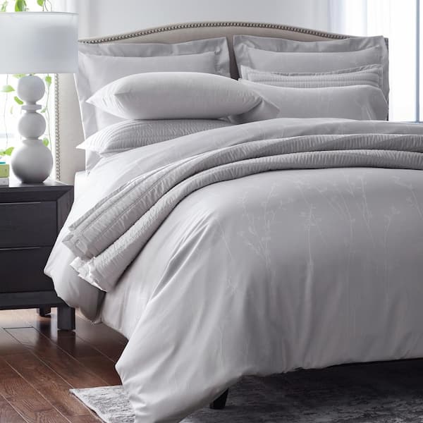 The Company Legends Luxury, Pale Gray Duvet Cover