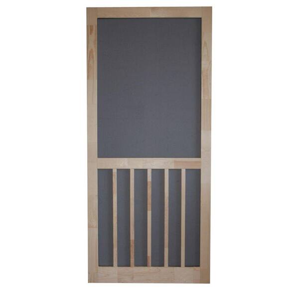 Screen Tight 36 in. x 80 in. Timberline Pressure-Treated Wood Unfinished Screen Door
