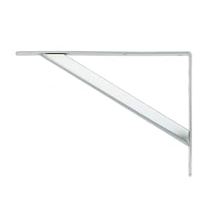 8 in. x 11.25 in. x 1.05 in. Chrome Heavy Duty Shelf Bracket