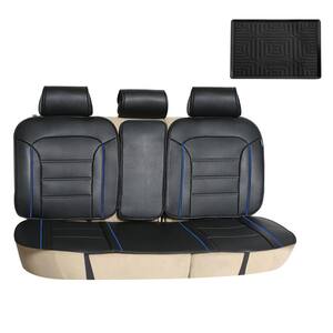 Futuristic Leather 52 in. x 58 in. x 1 in. Rear Seat Cushions