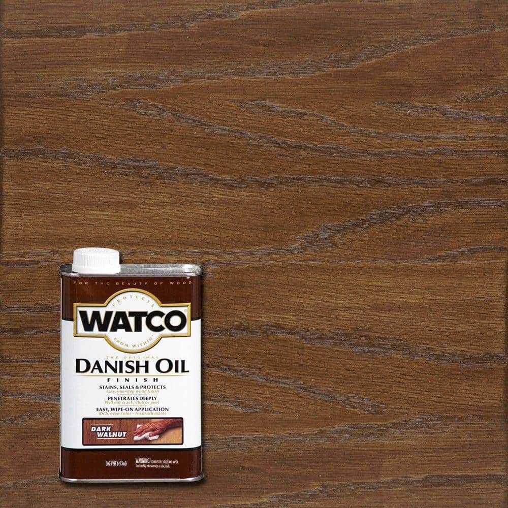 Watco 1 Pint Danish Oil in Dark Walnut 265500 - The Home Depot