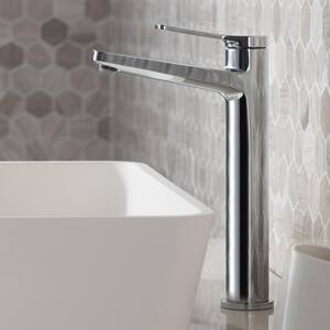 Indy Single Hole Single-Handle Vessel Bathroom Faucet with Towel Bar, Paper Holder, Towel Ring and Robe Hook in Chrome