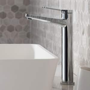 Indy Single Handle Vessel Sink Faucet in Polished Chrome