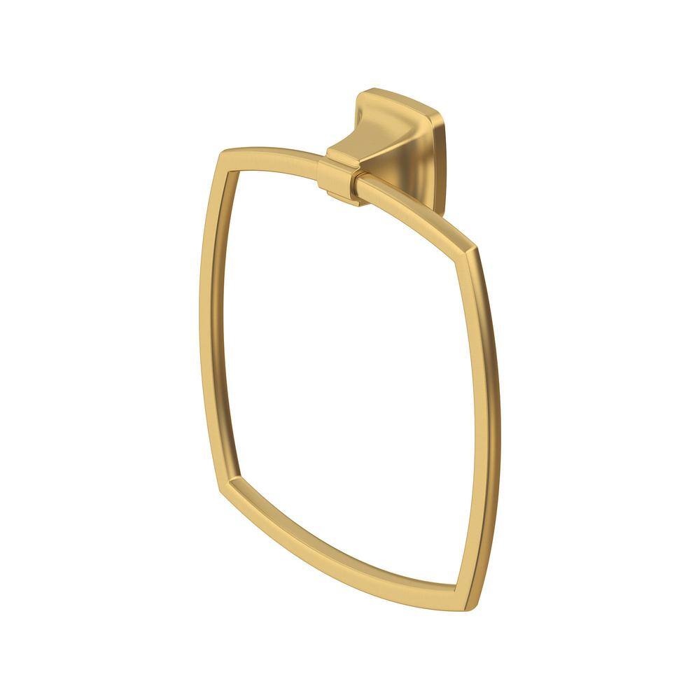 Townsend Brushed Gold Wall Mounted Towel Ring