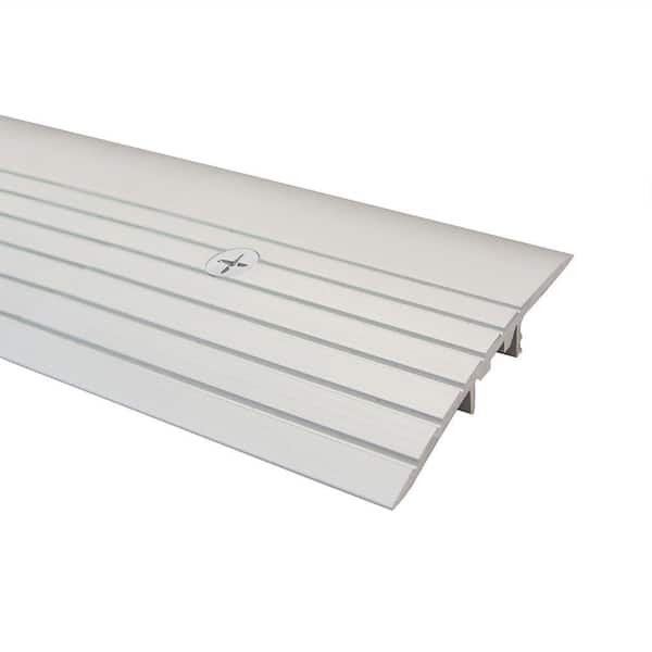 Novonivel Access Slimm Matt Silver 3/16 in. x 2-3/8 in. x 98-1/2 in. Aluminum Tile Edging Trim