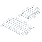 Majorca 15 ft. x 22 ft. Retractable Aluminum in Ground Rectangular Safety Swimming Pool Cover Kit, for 13 x 20 ft. Pools