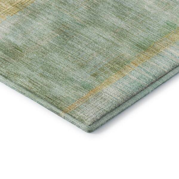 Mayfield Premium Machine Washable Abstract AMF2153 Linen 10 ft. x 14 ft. Area Rug