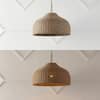 JONATHAN Y Eliza 20 in. Coastal Rattan LED Pendant Light