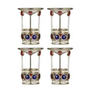 5.25 in. Pietro 4-Piece Candle Holder Set