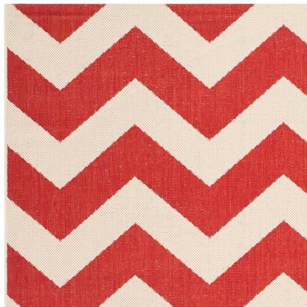 Square 7/'10/" Transitional for sale online Safavieh Courtyard Red Indoor Outdoor Rug