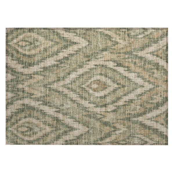 Chantille Machine Washable Indoor/Outdoor Abstract ACN3071 Fern 3 ft. x 4 ft. Area Rug