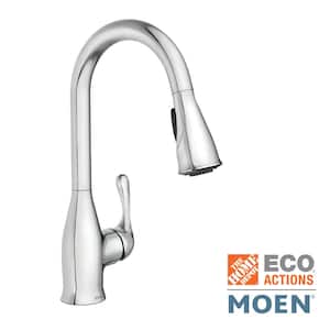 Kaden Single-Handle Pull-Down Sprayer Kitchen Faucet with Reflex and Power Clean in Chrome