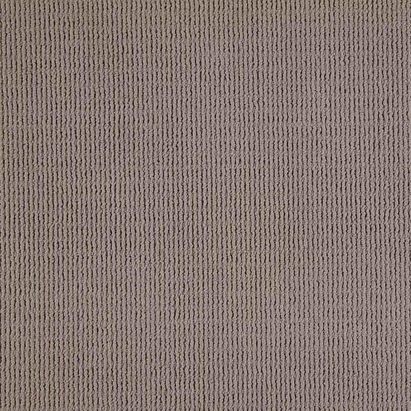 TrafficMaster Higgins Bay  - Highgate - Gray 34 oz. SD Polyester Pattern Installed Carpet