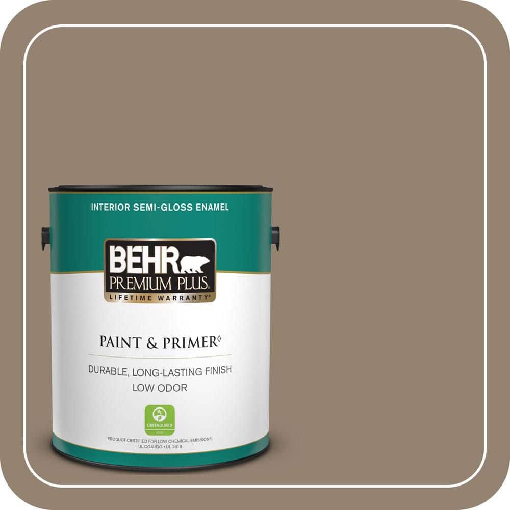 1 gal. Home Decorators Collection #HDC-FL13-11 Hunt Club Brown Semi-Gloss Enamel Low Odor Interior Paint & Primer price history on PriceWatchPro