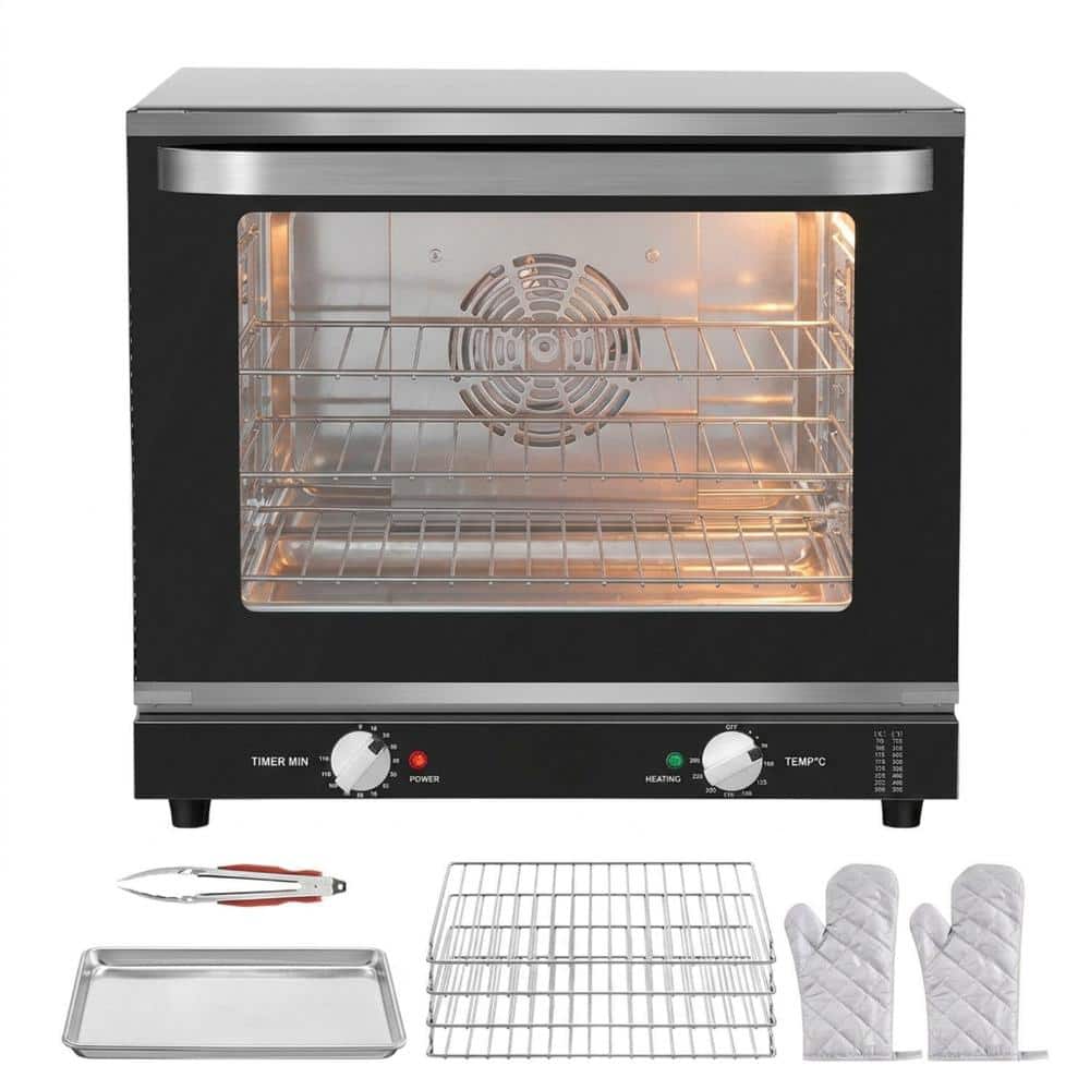 66L Commercial Countertop Oven, 2800W, 4-Rack, Tempered Glass Door, Includes Racks Trays Clip Gloves price history on PriceWatchPro