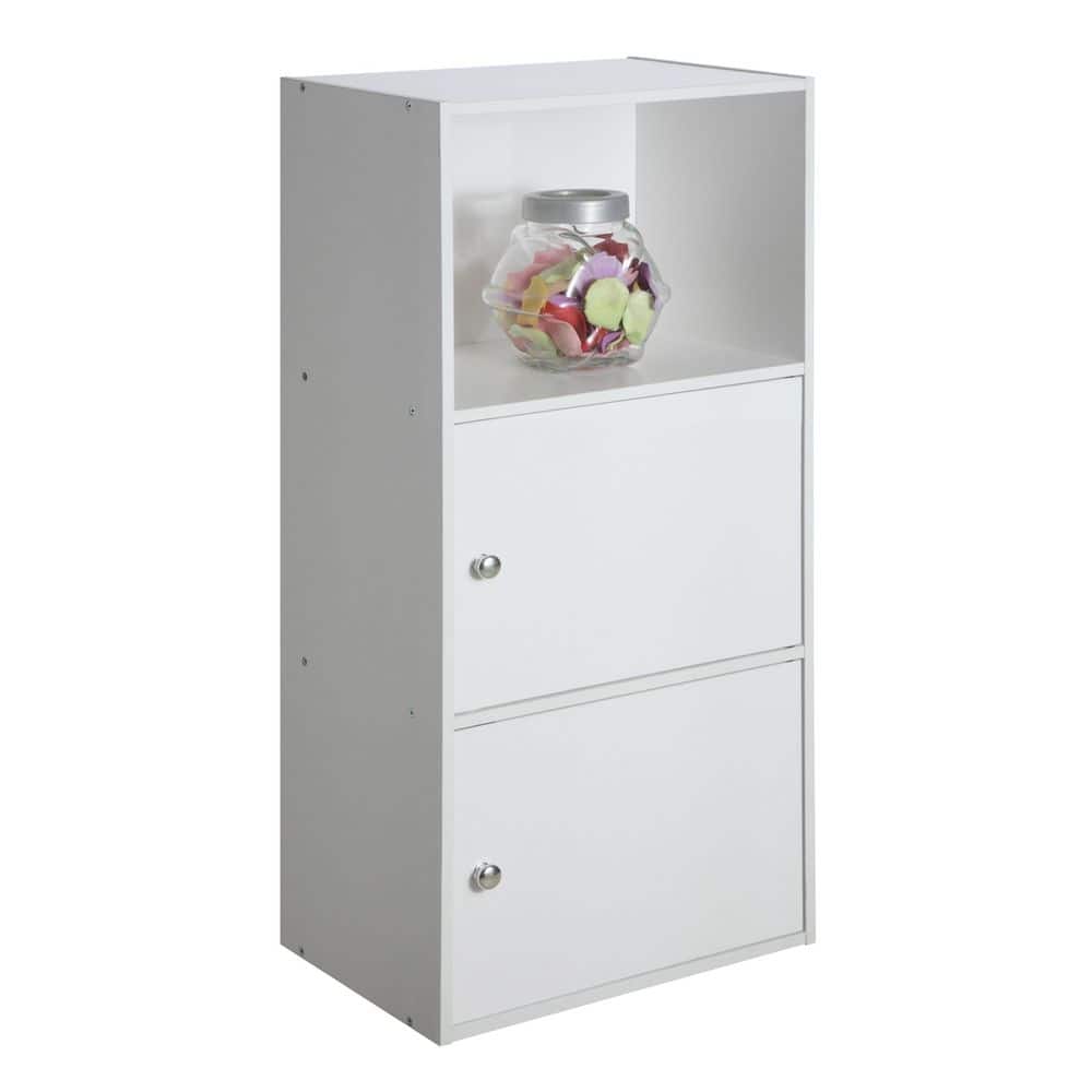 White Particle Board 2-Door Office Storage Cabinet