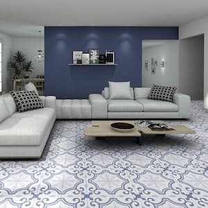 Lacour Artic 9-3/4 in. x 9-3/4 in. Porcelain Floor and Wall Tile (10.88 sq. ft./Case)