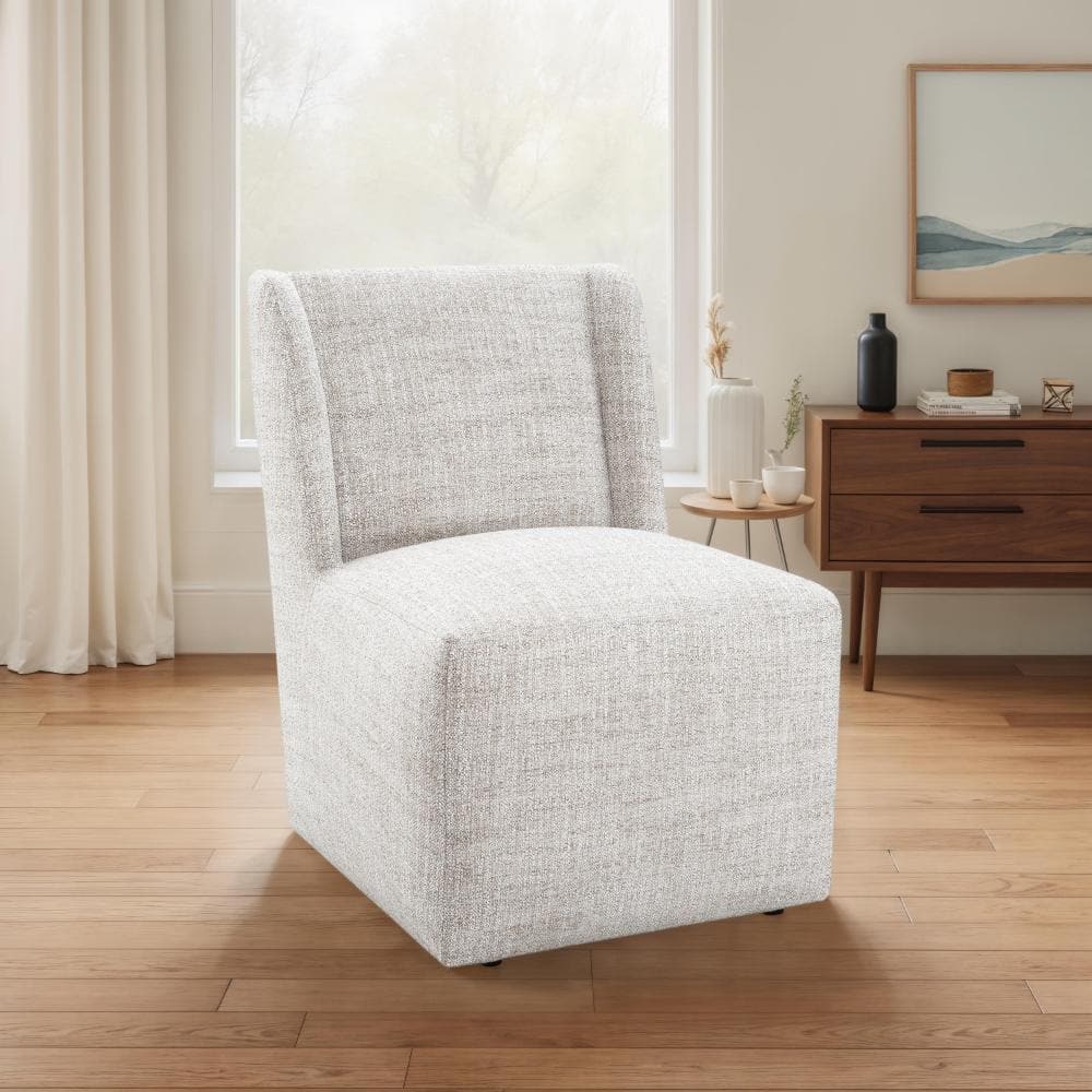 Soft Polyester Armless Accent Chair - Ginger Brown price history on PriceWatchPro