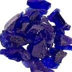 0.75 in. Cobalt Blue Recycled Fire Glass