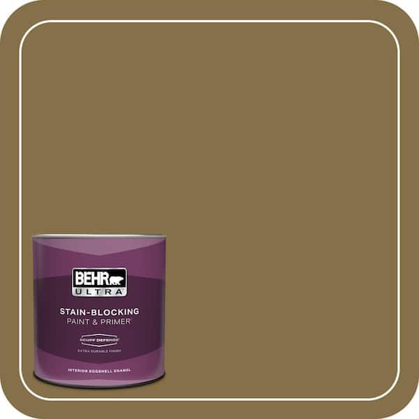 BEHR ULTRA 1 qt. #370F-7 Pinetop Extra Durable Eggshell Enamel Interior Paint & Primer