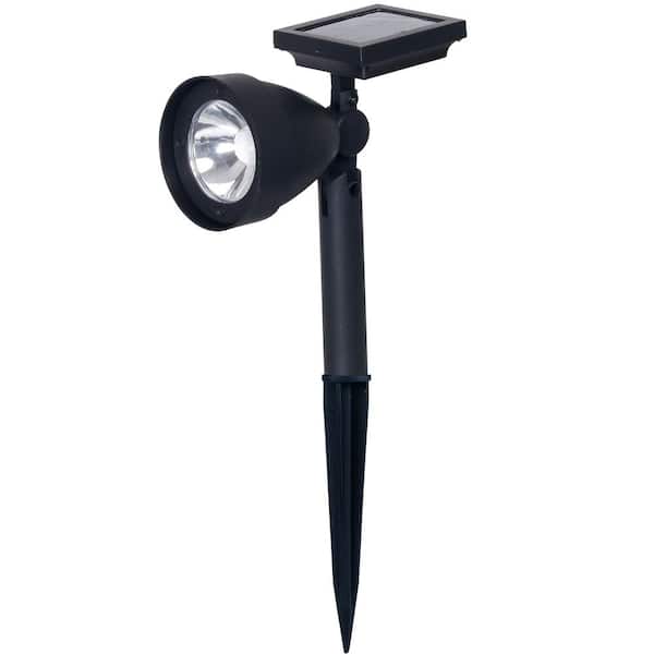 Westinghouse Solar Black Outdoor Integrated LED Landscape Spot Light