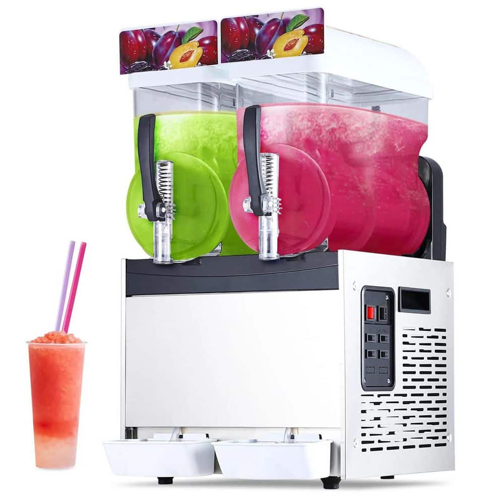 1014 Oz Commercial Slushy Machine, Dual 15L Tanks, Temp Control, Stainless Margarita Maker, Snow Cone Machine price history on PriceWatchPro