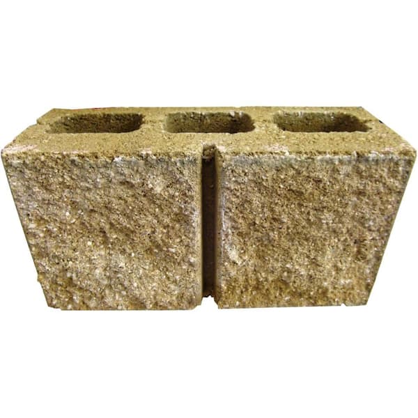 Unbranded 6 in. x 8 in. x 16 in. Yellow Face Concrete Block