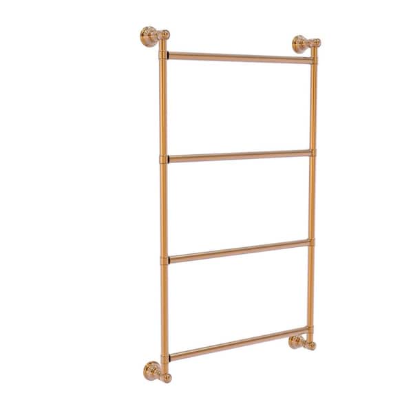 Allied Brass Carolina 18 in. 4-Tier Ladder Towel Rack Bar in Brushed Bronze