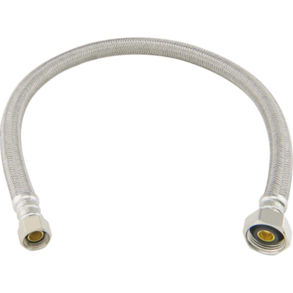 UPC 026613163963 product image for 3/8 in. Compression x 1/2 in. FIP x 20 in. Braided Polymer Faucet Supply Line (8 | upcitemdb.com