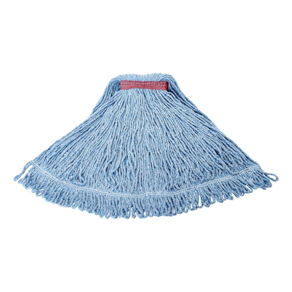 Blue Blended Yarn String Mop Head Refill (2-Pack)