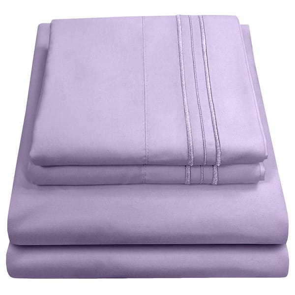 Sheet Simple, Reusable Lavender Scented Silicone Sheet Detanglers, 4 Pack (2 Regular & 2 Large), Size: One size, Purple