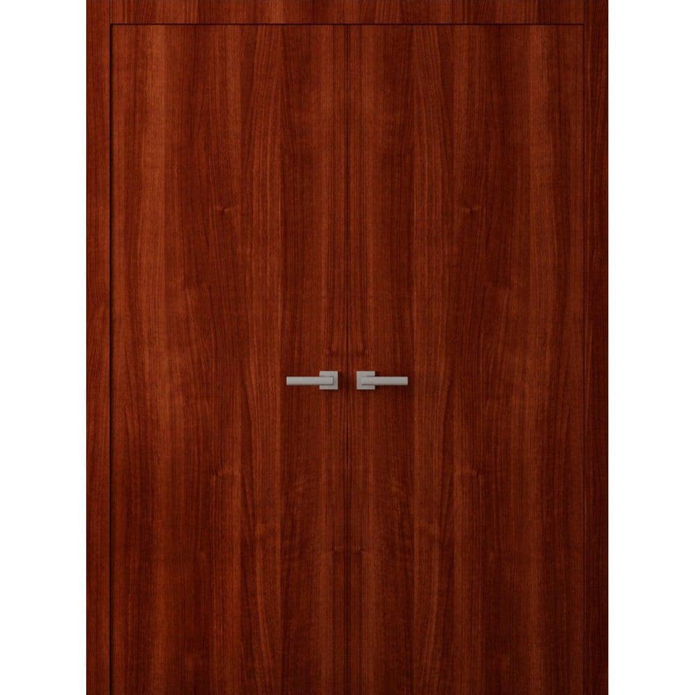 3011 60 in. x 96 in. Sold Core Walnut Franko Color Wood Interior Door Kit with Quick Assemble Jamb price history on PriceWatchPro