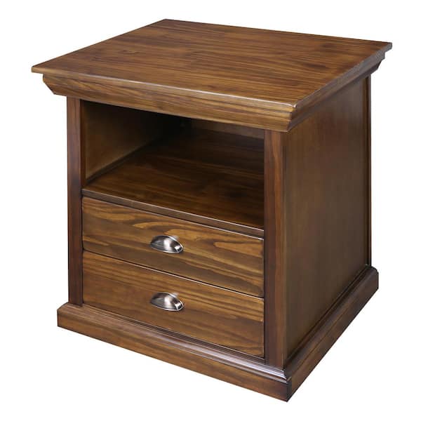 Casual Home Lincoln Nightstand with Concealed Compartment