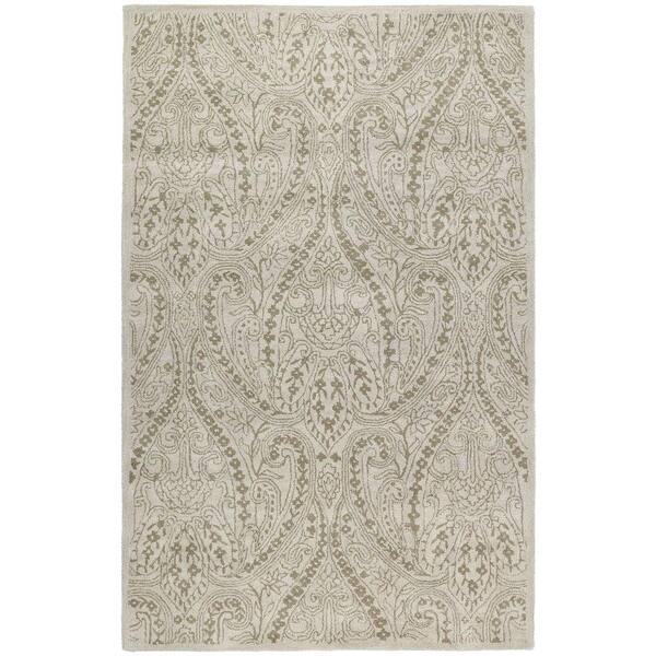 Kaleen Khazana Teresa Ivory 8 ft. x 11 ft. Area Rug